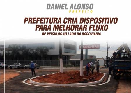 Prefeitura cria dispositivo para melhorar fluxo de veculos ao lado da Rodoviria