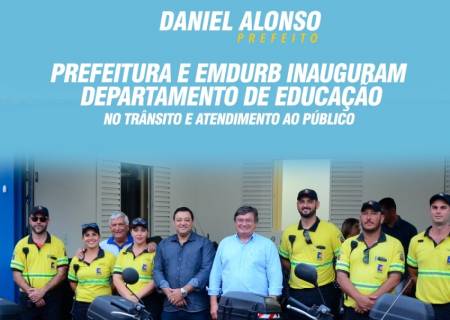 Prefeitura e Emdurb inauguram Departamento de Educao no Trnsito e Atendimento ao Pblico