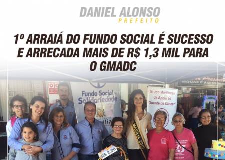 1 Arrai do Fundo Social  sucesso e arrecada mais de R$ 1,3 mil para o GMADC